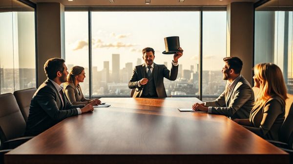 5 raisons de choisir un magicien pour dynamiser votre team building